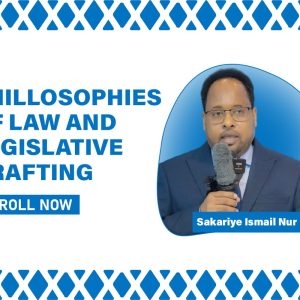 PHILOSOPHIES OF LAW & Legislative Drafting